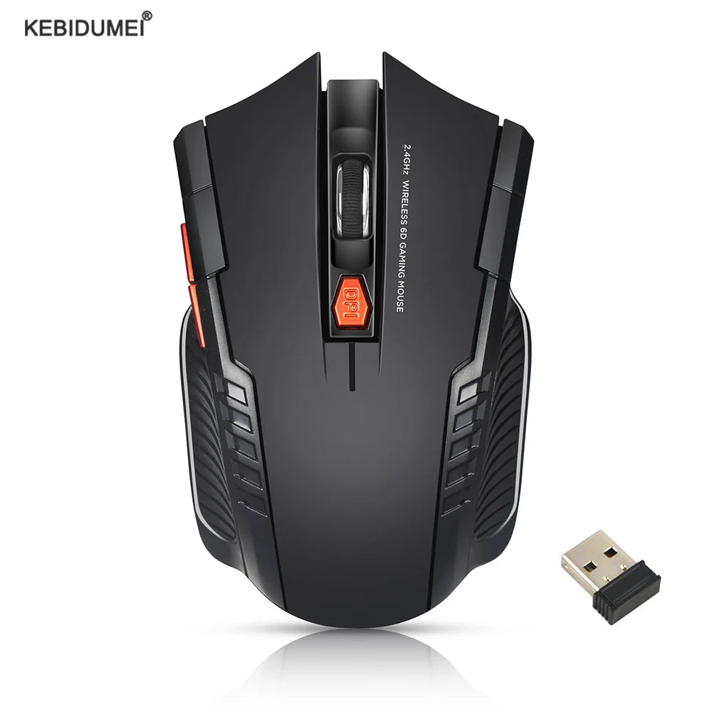 ZYNX 2.4G Wireless Gaming Mouse – 6D Optical Precision, Futuristic Control