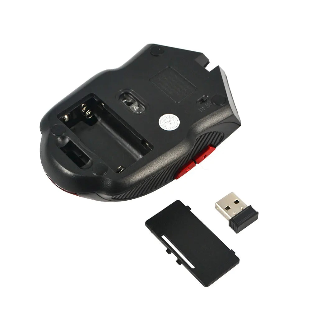 ZYNX 2.4G Wireless Gaming Mouse – 6D Optical Precision, Futuristic Control
