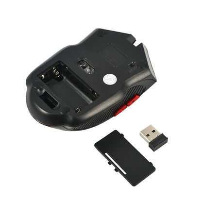 ZYNX 2.4G Wireless Gaming Mouse – 6D Optical Precision, Futuristic Control