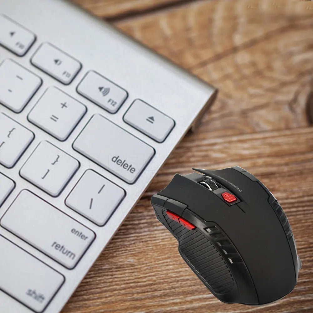 ZYNX 2.4G Wireless Gaming Mouse – 6D Optical Precision, Futuristic Control